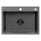 Кухонная мойка Kroner KRP Schwarze - 5843HM PVD (3,0/1,0 мм) CV022794