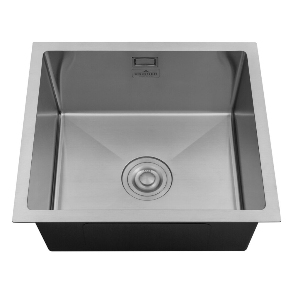 Кухонна мийка Kroner KRP Gebürstet - 4843HM (3,0/1,0 мм) CV022799