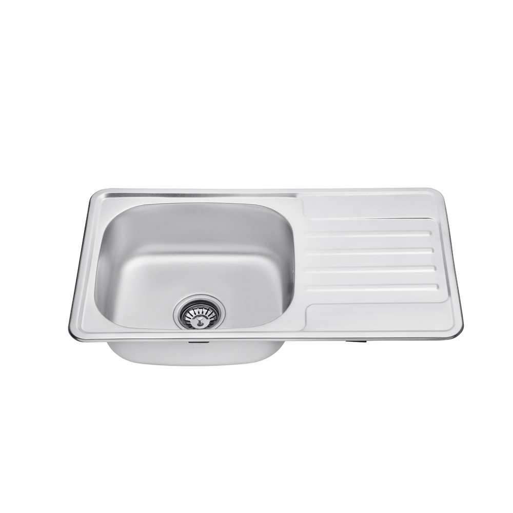 Кухонна мийка Kroner KRP Satin - 7642 (0,8 мм) CV025282