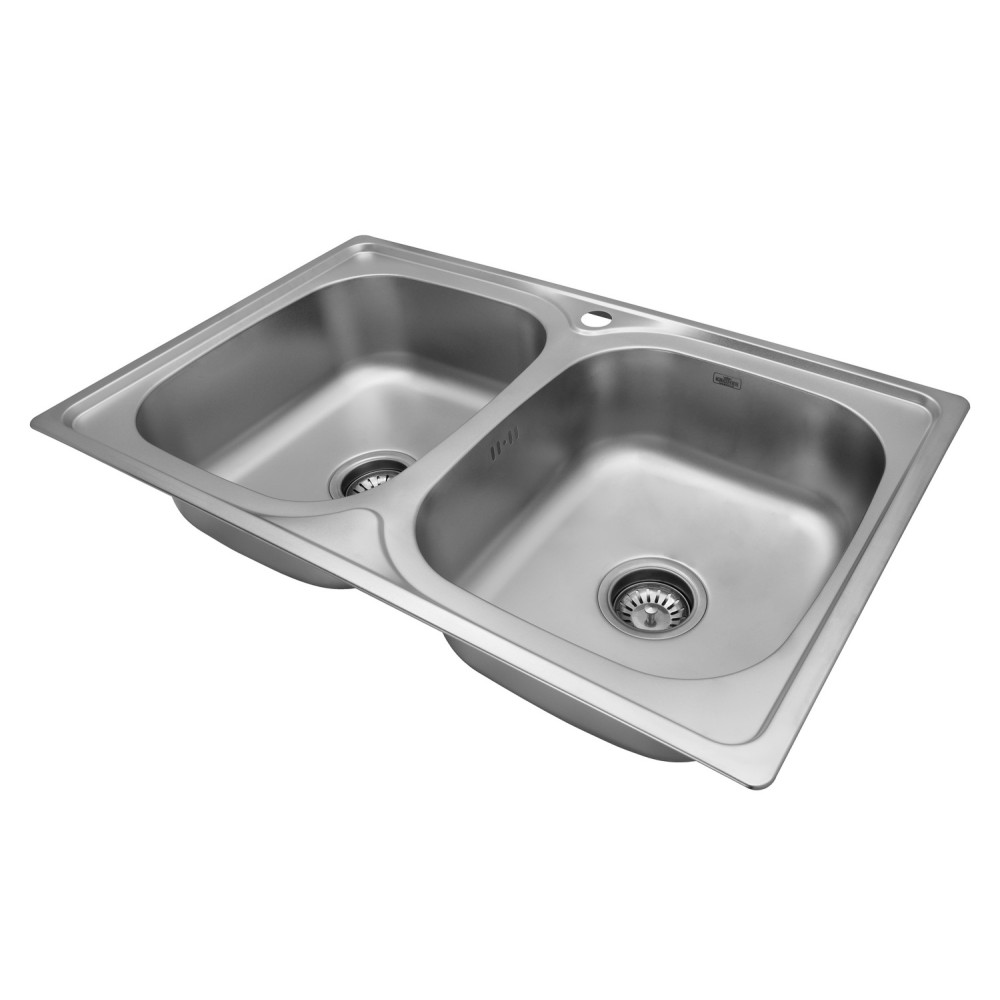 Кухонна мийка Kroner KRP Satin - 5080Z (7948Z) (0,8 мм) CV025445