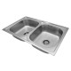 Кухонна мийка Kroner KRP Satin - 5080Z (7948Z) (0,8 мм) CV025445