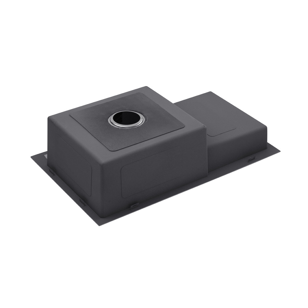 Кухонна мийка Kroner KRP PVD Schwarze - 7848LHM (3,0/1,0 мм) CV030023