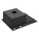 Кухонна мийка Kroner KRP Schwarze - 6350LHM PVD (3.0/1.0 мм) (CV031322)