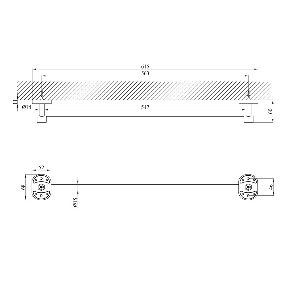 Тримач рушників Kroner KRM Elbe - ACC2901 CV022847
