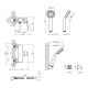 Смеситель для душа Kroner KRM Odra - C050 CV019270