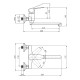Змішувач для кухні Kroner KRM Brocken - С040 CV023597