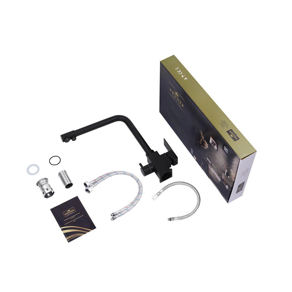 Змішувач для кухні Kroner KRM Edelstahl Kubus - SCH03810 CV027939