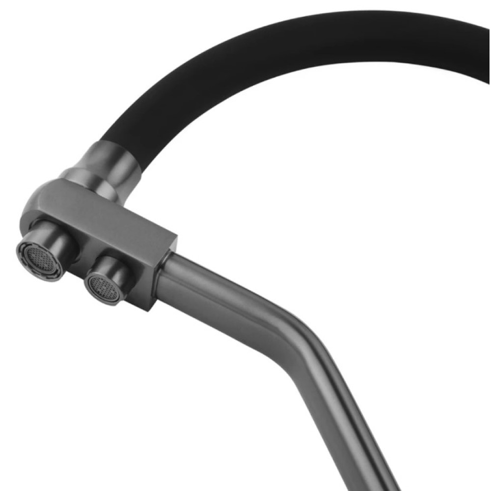 Змішувач для кухні з підключенням до фільтра Kroner KRP Edelstahl Klassisch - PVD03817BLK