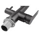Змішувач для кухні з підключенням до фільтра Kroner KRP Edelstahl Klassisch - PVD03817BLK