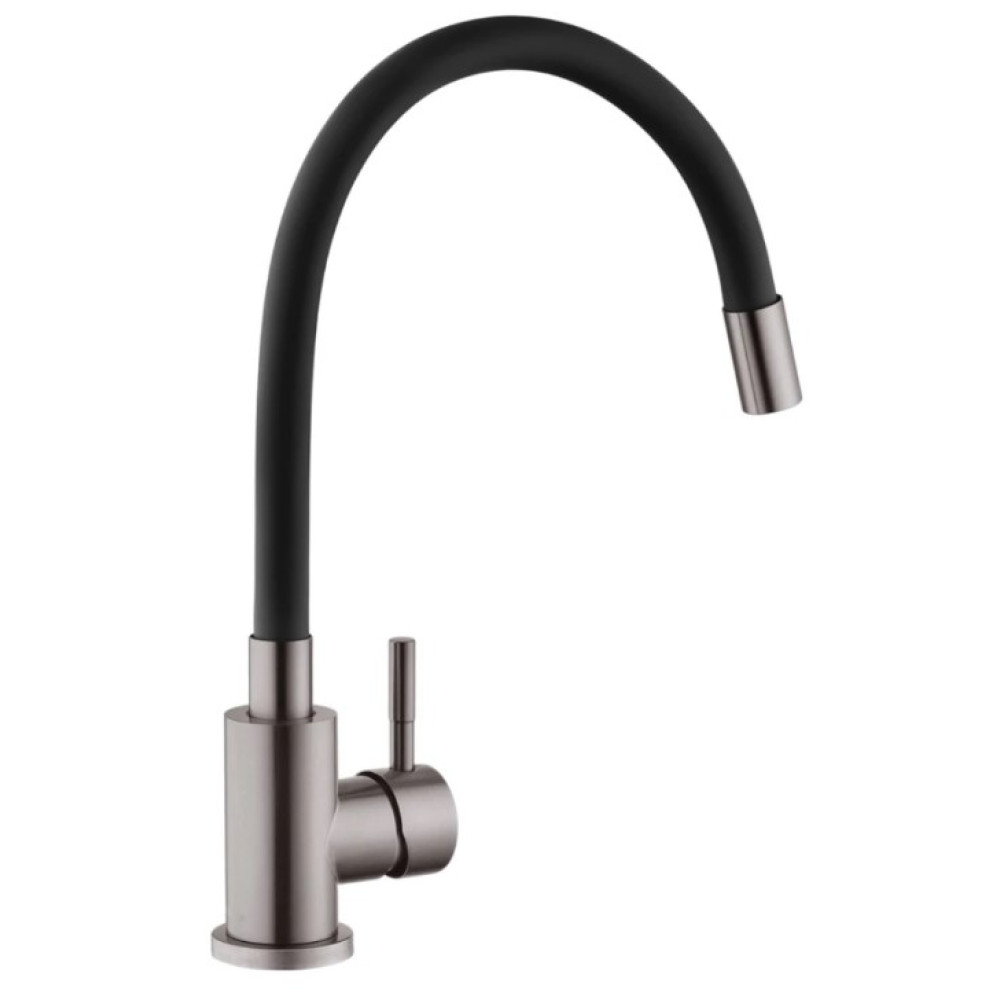 Змішувач для кухні Kroner KRP Edelstahl Klassisch - PVD035BLK