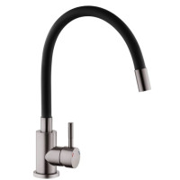 Змішувач для кухні Kroner KRP Edelstahl Klassisch - PVD035BLK (CV032635)