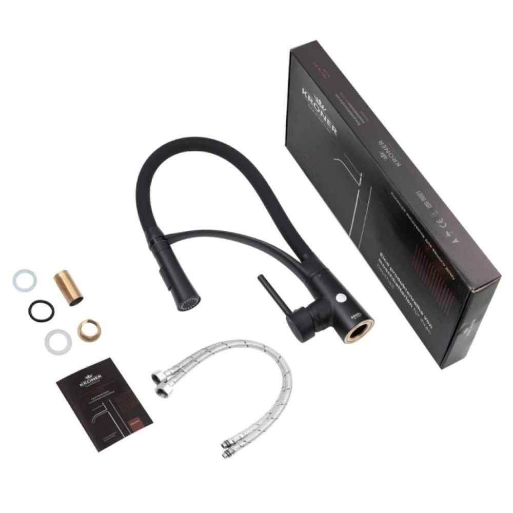 Змішувач для кухні Kroner KRP Ersel - SCH03393BLK