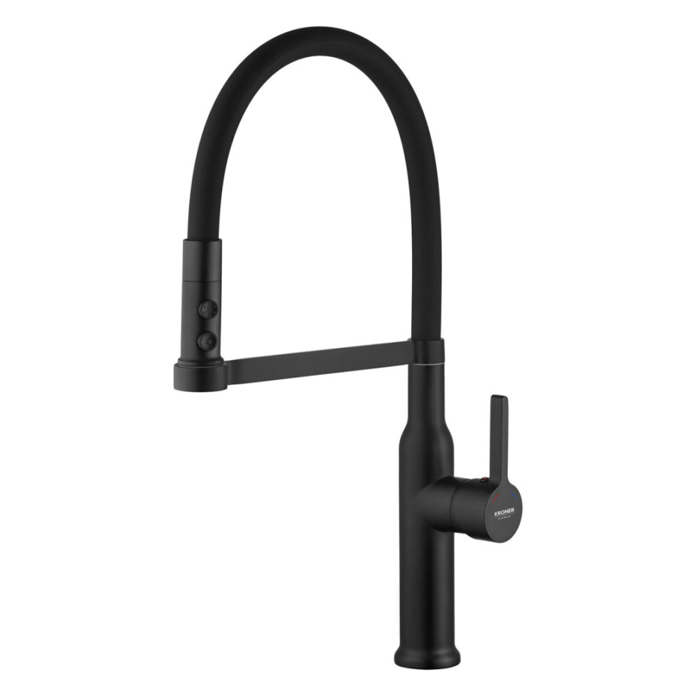 Змішувач для кухні Kroner KRP Ersel - SCH03112BLK (CV035578)