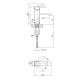 Смеситель для раковины Kroner KRM Ems - C010 CV017355