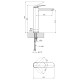Смеситель для раковины Kroner Element 211111-0101 (CV035942)