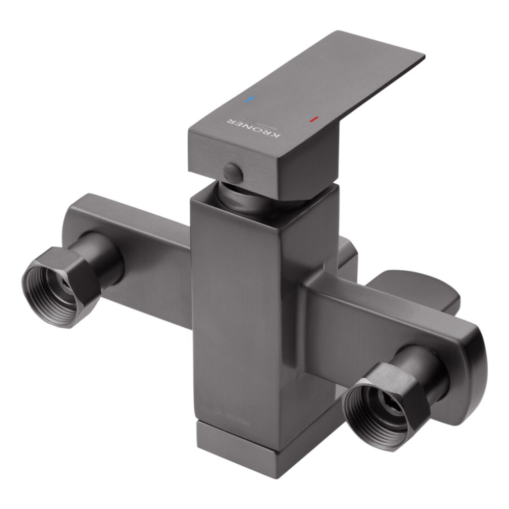 Смеситель для ванны Kroner KRP Edelstahl Kubus - PVD060 (CV035907)