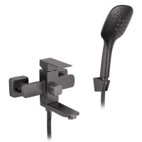 Смеситель для ванны Kroner KRP Edelstahl Kubus - PVD060 (CV035907)