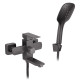 Смеситель для ванны Kroner KRP Edelstahl Kubus - PVD060 (CV035907)