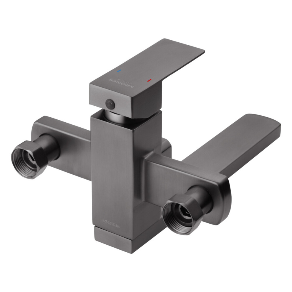Змішувач для ванни Kroner KRP Edelstahl Kubus - PVD070 (CV035908)