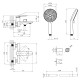 Смеситель для ванны Kroner Element 211315-0101 (CV035952)