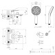 Смеситель для ванны Kroner Element 211315-3801 (CV035954)