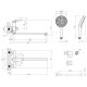 Смеситель для ванны Kroner Element 211414-3801 (CV035958)