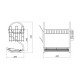Сушилка для посуды Kroner KRM Rizze - ACC3208 CV022908