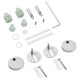 Унітаз підвісний безобідковий Kroner Harz WHI493736 RIMLESS з сидінням Slim Duroplast / Soft-close / Quick relase (KH493736WHIR)
