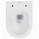 Унітаз підвісний безобідковий Kroner Harz WHI493736 RIMLESS з сидінням Slim Duroplast / Soft-close / Quick relase (KH493736WHIR)