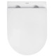 Унітаз підвісний безобідковий Kroner Harz WHI493736 RIMLESS з сидінням Slim Duroplast / Soft-close / Quick relase (KH493736WHIR)