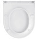 Унітаз підвісний безобідковий Kroner Harz WHI493736 RIMLESS з сидінням Slim Duroplast / Soft-close / Quick relase (KH493736WHIR)
