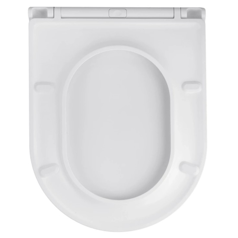 Унітаз підвісний безобідковий Kroner Armada WHI513636 RIMLESS з сидінням Slim Duroplast / Soft-close / Quick relase (KA513636WHIR)