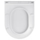 Унітаз підвісний безобідковий Kroner Armada WHI513636 RIMLESS з сидінням Slim Duroplast / Soft-close / Quick relase (KA513636WHIR)