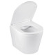 Унітаз підвісний безобідковий Kroner Armada WHI513636 RIMLESS з сидінням Slim Duroplast / Soft-close / Quick relase (KA513636WHIR)