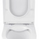 Унітаз підвісний безобідковий Kroner Armada WHI513636 RIMLESS з сидінням Slim Duroplast / Soft-close / Quick relase (KA513636WHIR)