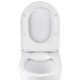 Унітаз підвісний безобідковий Kroner Armada WHI513636 RIMLESS з сидінням Slim Duroplast / Soft-close / Quick relase (KA513636WHIR)
