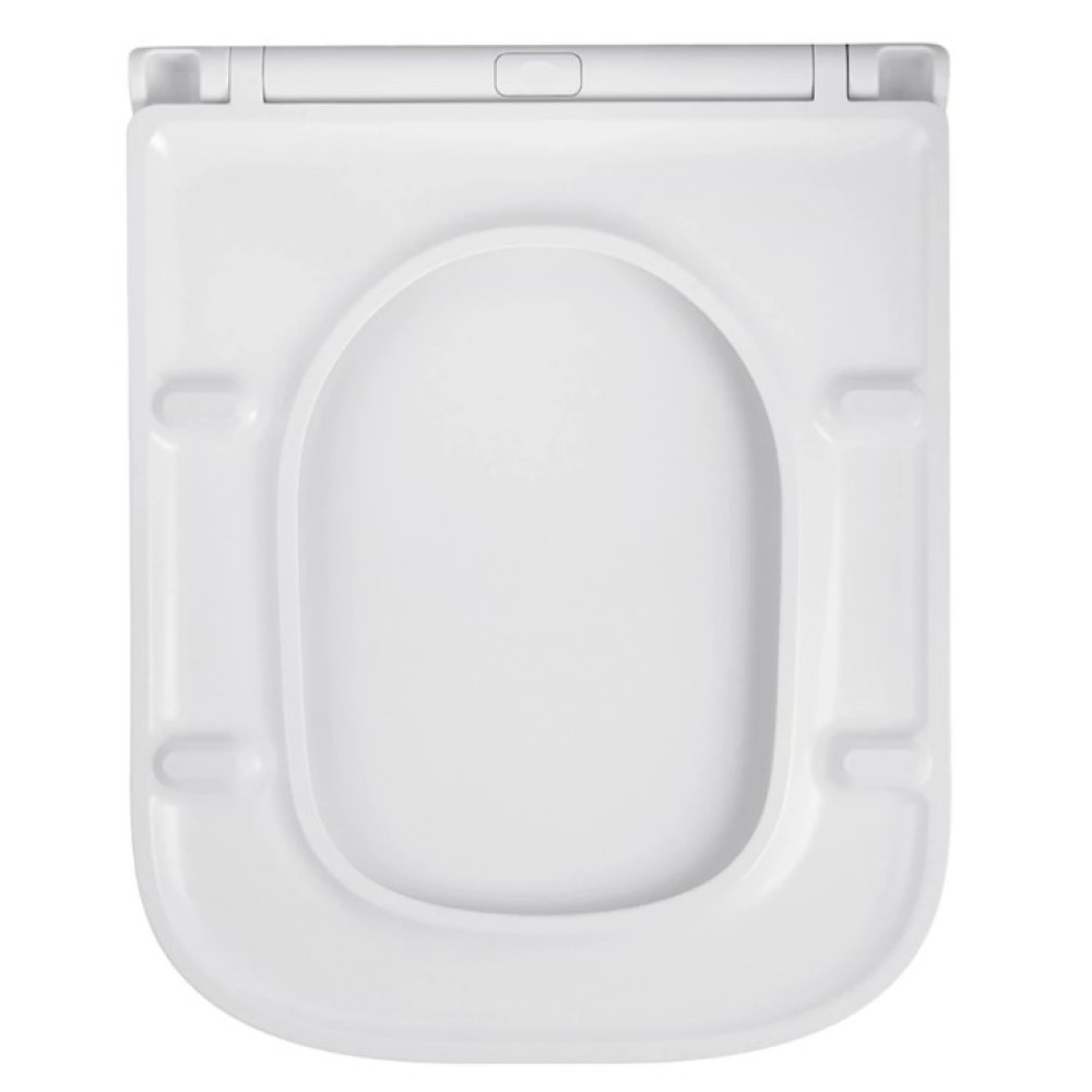 Унітаз підвісний безобідковий Kroner Eifel WHI493436 RIMLESS з сидінням Slim Duroplast / Soft-close / Quick relase (KE493436WHIR)