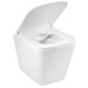 Унітаз підвісний безобідковий Kroner Eifel WHI493436 RIMLESS з сидінням Slim Duroplast / Soft-close / Quick relase (KE493436WHIR)