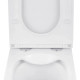 Унітаз підвісний безобідковий Kroner Eifel WHI493436 RIMLESS з сидінням Slim Duroplast / Soft-close / Quick relase (KE493436WHIR)