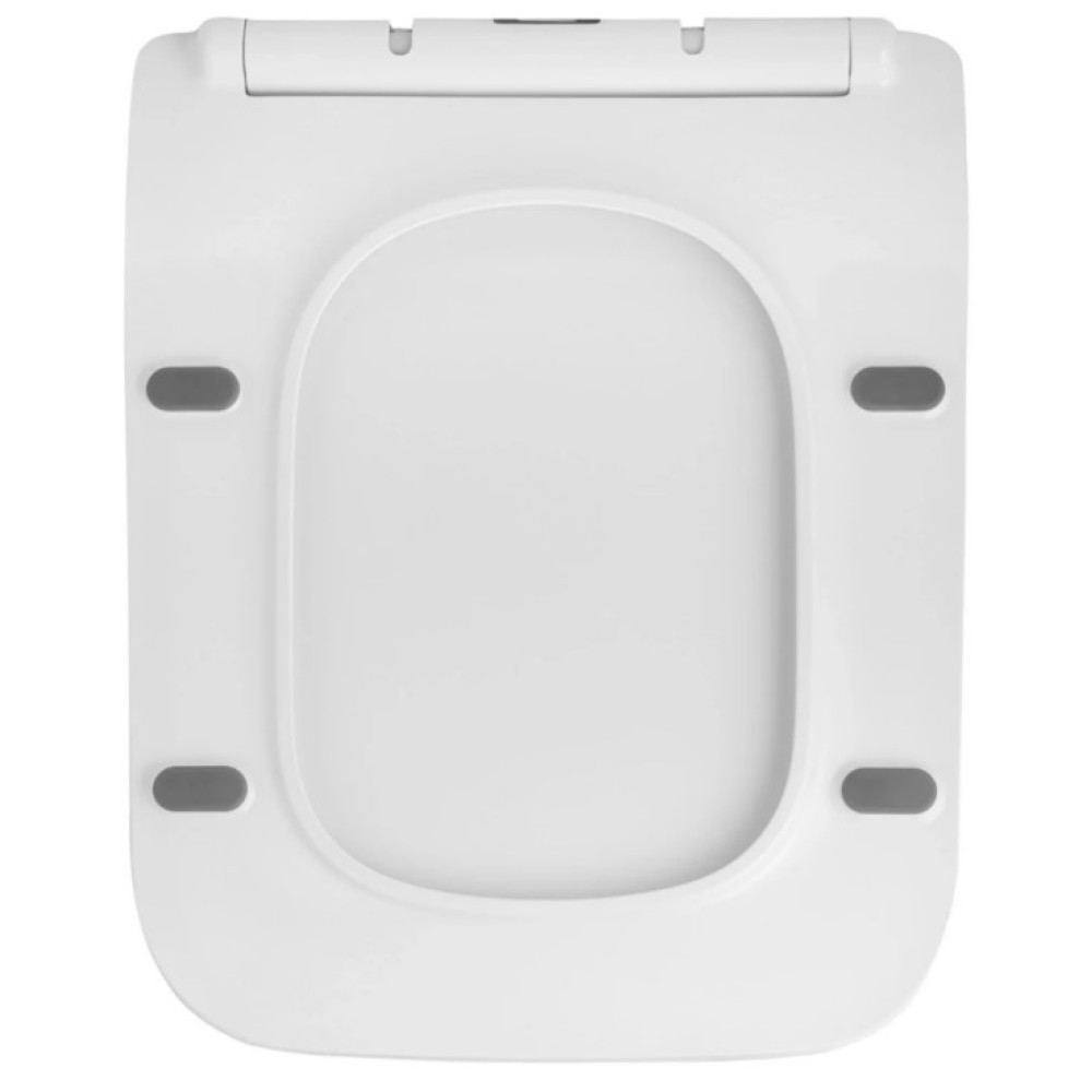 Унітаз підвісний безобідковий Kroner Eifel WHI523629 RIMLESS з сидінням (KE523629WHIR)