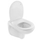 Унітаз підвісний безобідковий Kroner Oker WHI533536 RIMLESS з сидінням (KO533536WHIR)