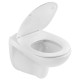 Унітаз підвісний безобідковий Kroner Oker WHI533536 RIMLESS з сидінням (KO533536WHIR)