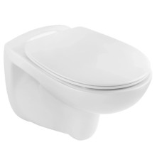 Унитаз подвесной безободковый Kroner Oker WHI533536 RIMLESS с сиденьем (KO533536WHIR) (CV033120)