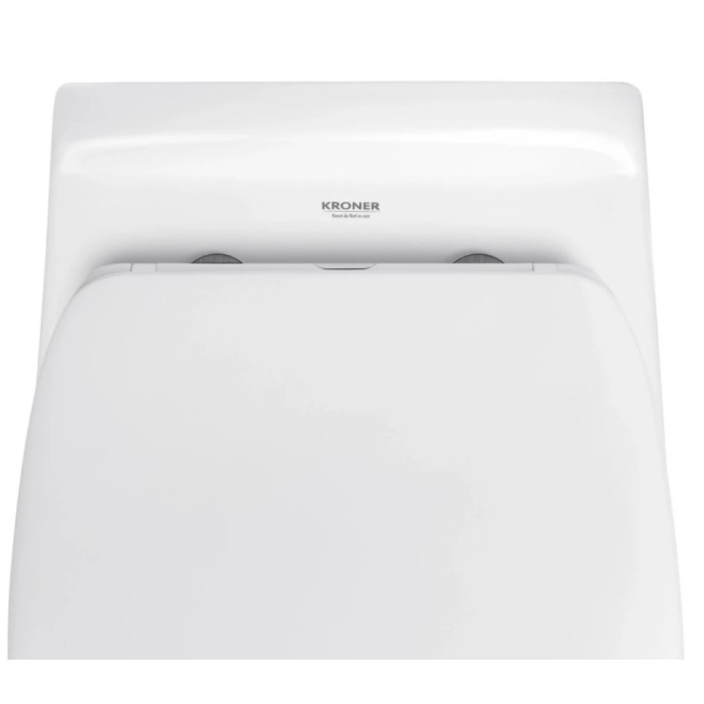 Унітаз підвісний безобідковий Kroner Oker WHI533536 RIMLESS з сидінням (KO533536WHIR)