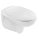 Унітаз підвісний безобідковий Kroner Oker WHI533536 RIMLESS з сидінням (KO533536WHIR)
