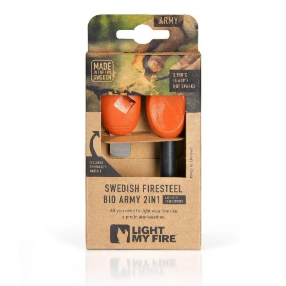 Кресало Light My Fire FireSteel BIO Army 2in1, Rusty Orange (LMF 2111010310)