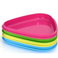 Набір із 4 тарілок Light My Fire Stack Plate 4-pack Cyan Blue/Lime/Green/Fuchsia (LMF 40140815)