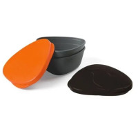 Набор посуды Light My Fire SnapBox 2-pack Orange-Black (LMF 40358913)