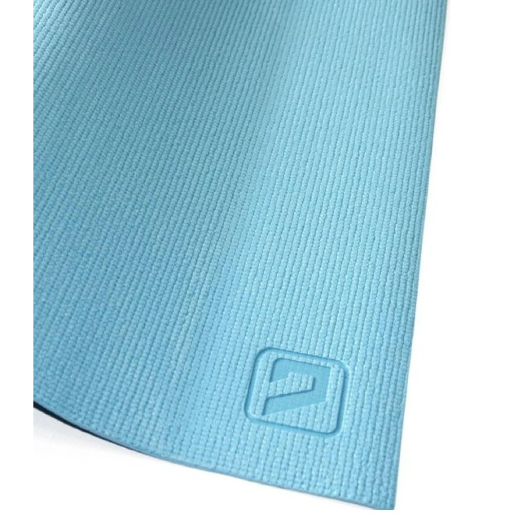 Килимок для йоги LiveUP PVC YOGA MAT синій Уні 173x61x0.4см LS3231-04b