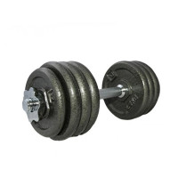 Гантель наборная LiveUP 20кг 1шт DUMBELL SET черный Уни 2-20кг LS2311-20